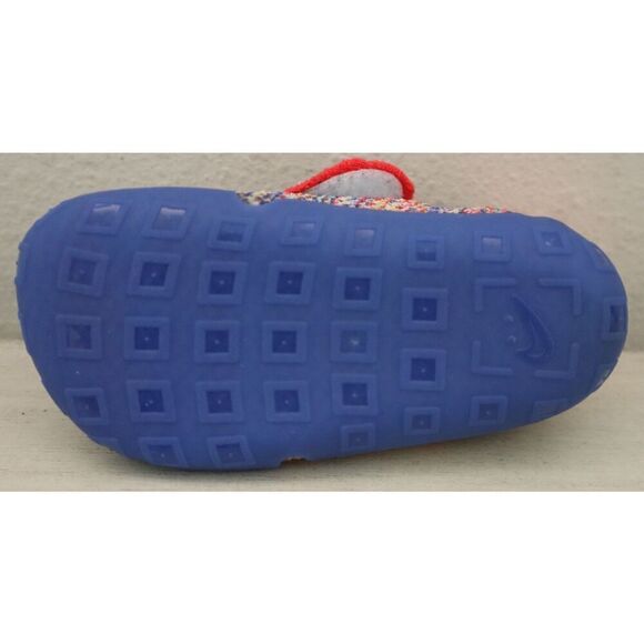 Nike FB3244-100 Infant Sz 7C Blue/Red Multi Swoosh 1 Crib Booties - Picture 9 of 16